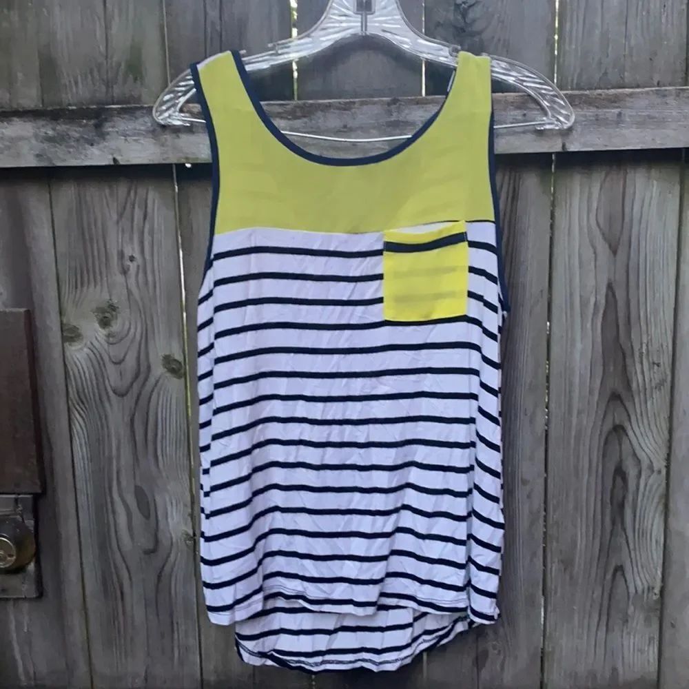 Papaya Stripped Tank sz. S